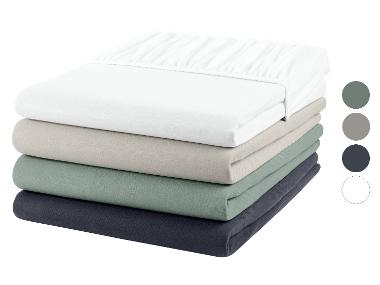 LIVARNO home Drap-housse en jersey, 140-160 x 200 cm