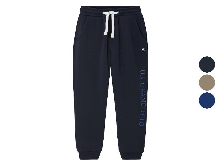 Pantalon de survêtement U.S. Grand Polo pour homme en bleu marine