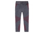 Leggings grises avec des accents roses.