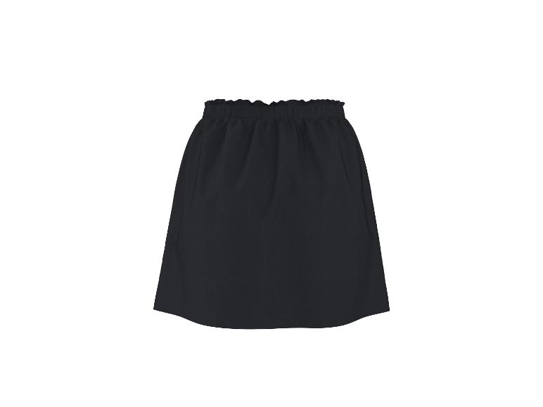 Jupe noire à taille élastique