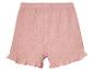 Shorts rose poudré pour enfant, style bohème.