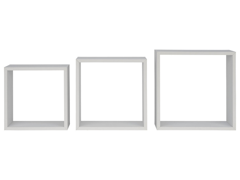 Aller en mode plein écran : LIVARNO home Set d'étagères murales cubes, 3 pièces - Image 7