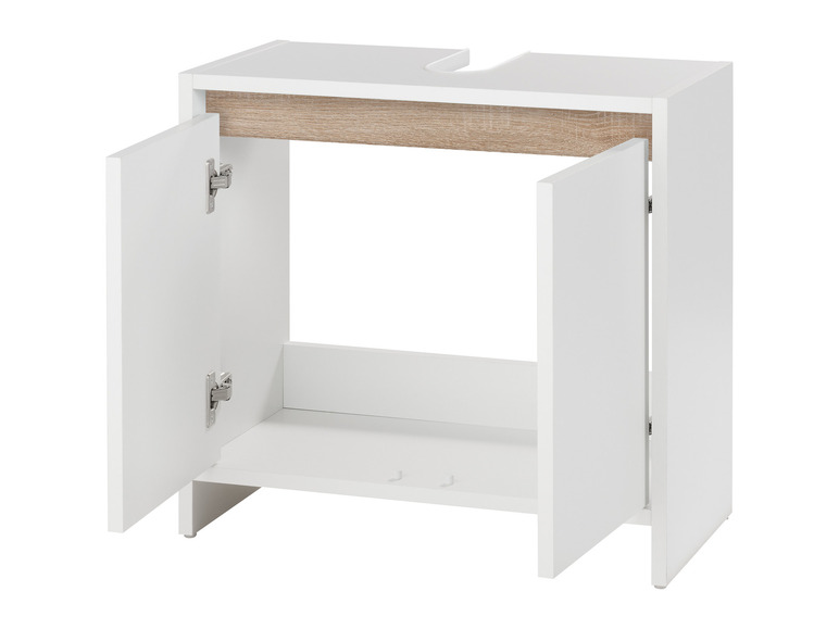 Aller en mode plein écran : LIVARNO home Meuble sous-vasque Oslo, 60 x 55 x 28 cm, blanc - Image 11