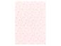 Couverture rose pour bébé avec des étoiles.