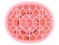 Bac à glaçons en plastique rose avec motif nid d'abeille