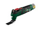 Un outil multifonction Parkside X12Team vert avec une lame.