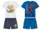 T-shirts et shorts pour enfants : Spider-Man et Nemo.
