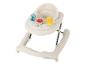 Trotteur pour bébé BEBECONFORT Explorer en beige avec jouets.