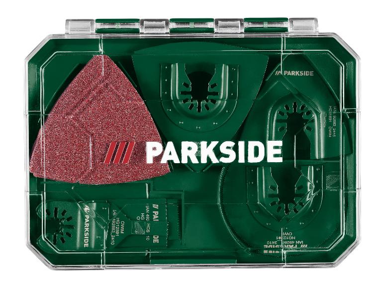 Ensemble d'accessoires Parkside pour outil multifonction.