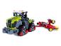 Modèle Claas Xerion 5000 avec remorque, construit avec des blocs LEGO Technic.