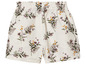 Shorts blancs à imprimé floral