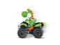 Quad jouet Carrera Mario Kart avec figurine Yoshi roulant à toute vitesse
