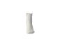 Chaussette de sport blanche sur fond blanc.