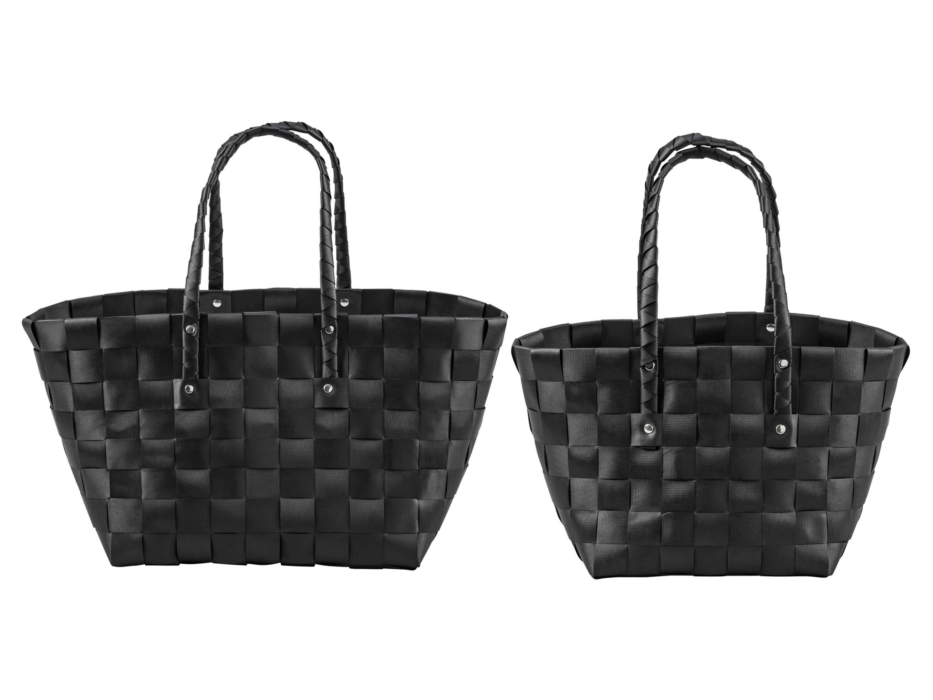 TOPMOVE® Set de 2 sacs de courses (noir)