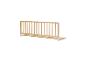 Barrière de lit en bois pour lit d'enfant de couleur bois naturel.