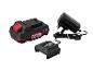 Batterie X20V TEAM, chargeur et prise.