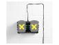 Chargeur double Parkside pour batteries (masquées).