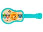 Guitare jouet Baby Einstein et Hape avec un tigre, des animaux et des notes de musique.