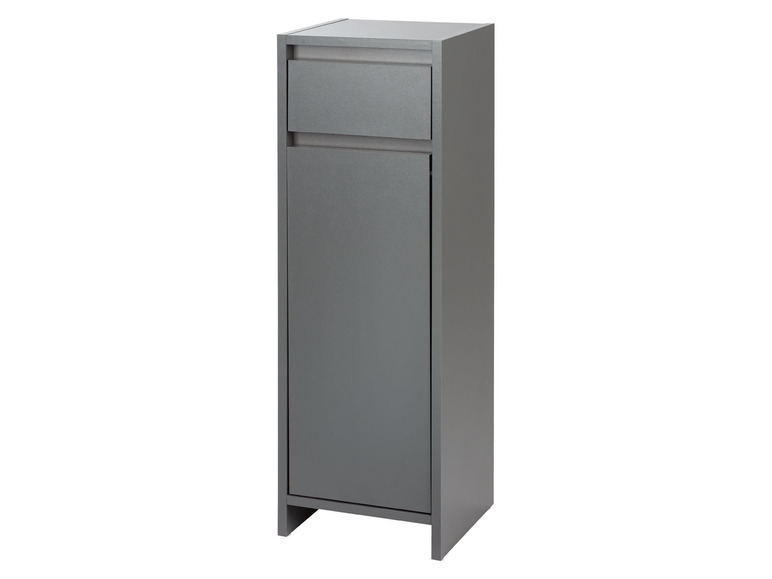 Aller en mode plein écran : LIVARNO home Armoire latérale de salle de bains Oslo, 32 x 99 x 30 cm, anthracite - Image 1