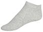 Chaussettes basses grises chinées.