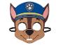 Un masque Paw Patrol avec Chase, incluant une casquette bleue.
