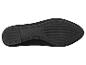 Semelle de ballerines noires en tissu tricoté.