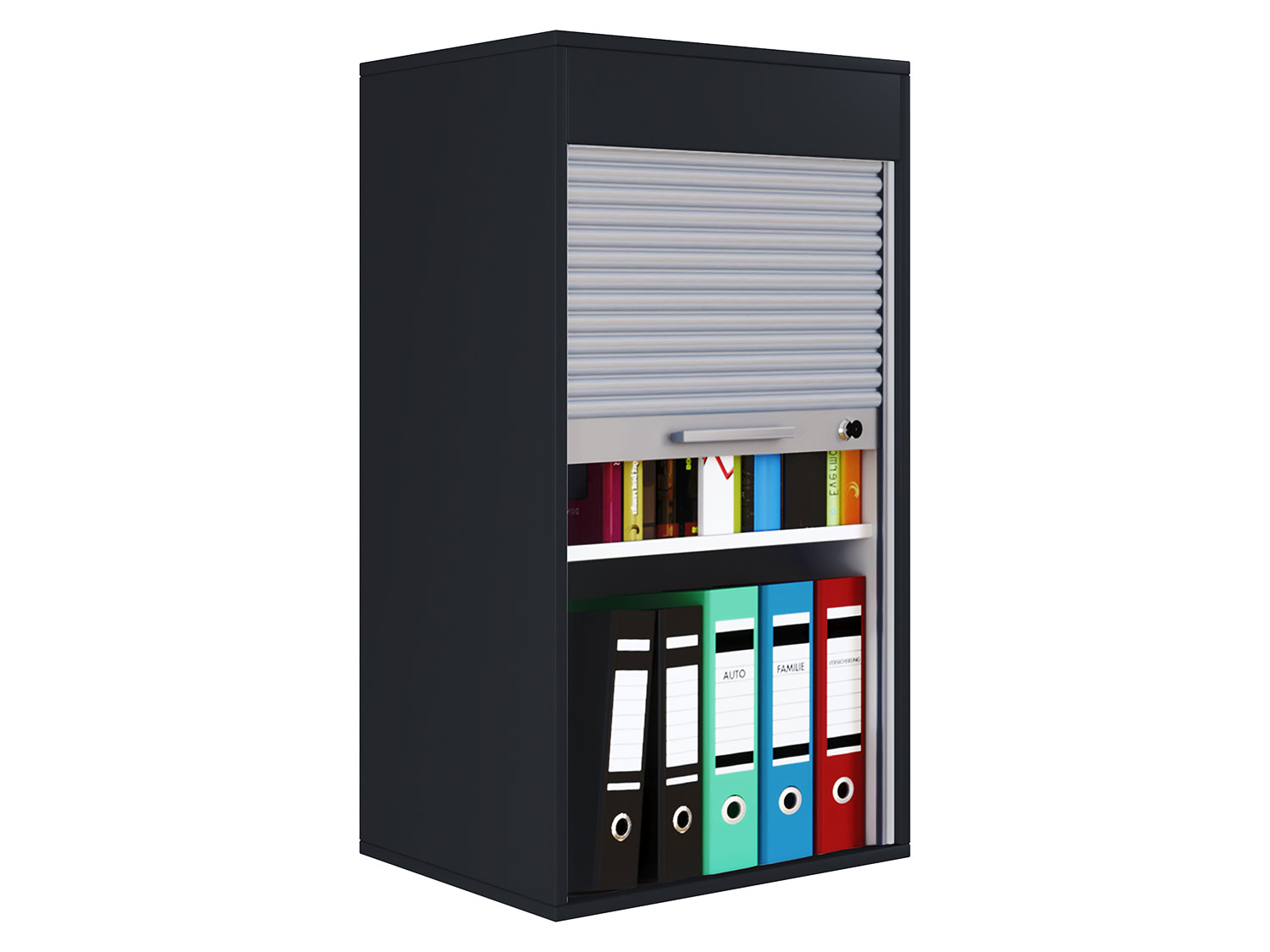VCM Armoire à dossiers Aktos, 50 x 93 x 40 cm (noir)