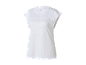 T-shirt de running CRIVIT blanche, manches courtes.
