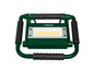Une lampe de travail Parkside verte avec des poignées.
