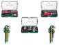 Kits tournevis et clés Allen Parkside : jeux de tournevis, embouts et clés hexagonales.