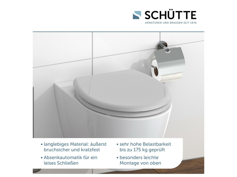Aller en mode plein écran : Schütte Abattant WC, avec fermeture en douceur - Image 20