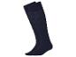 Une paire de chaussettes montantes bleu marine.