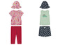 Deux ensembles de vêtements pour enfants avec un imprimé ananas et un haut « Love Sunshine ».