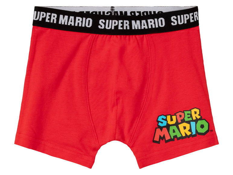 Aller en mode plein écran : Nintendo Super Mario Lot de 2 boxers enfant - Image 3