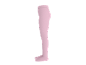 Collant rose pour enfant, vue latérale.