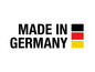 Etiquette Made in Germany avec drapeau allemand.