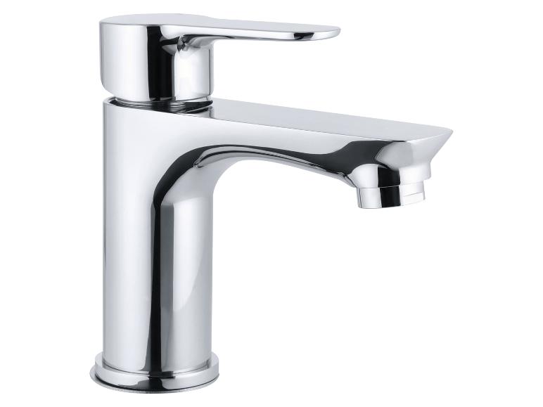 Mitigeur de lavabo chromé à levier unique