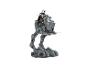 Figurine du Mandalorien et Grogu sur un marcheur AT-ST