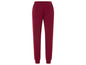 Pantalon de jogging rouge foncé pour femme.