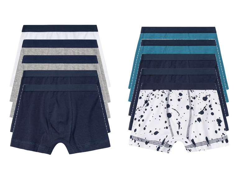 Aller en mode plein écran : Lot de 5 boxers garçon - Image 1