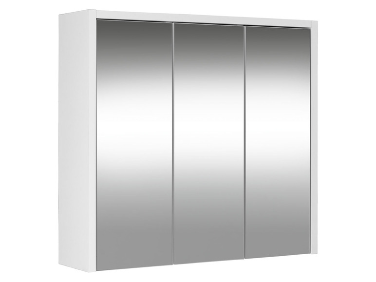 Aller en mode plein écran : LIVARNO home Armoire de salle de bains miroir Oslo, 65 x 60 x 17 cm, blanche - Image 4