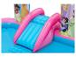 Piscine gonflable avec toboggan et motifs de princesses.
