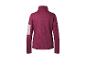 Veste polaire femme bordeaux avec détail sur la manche.