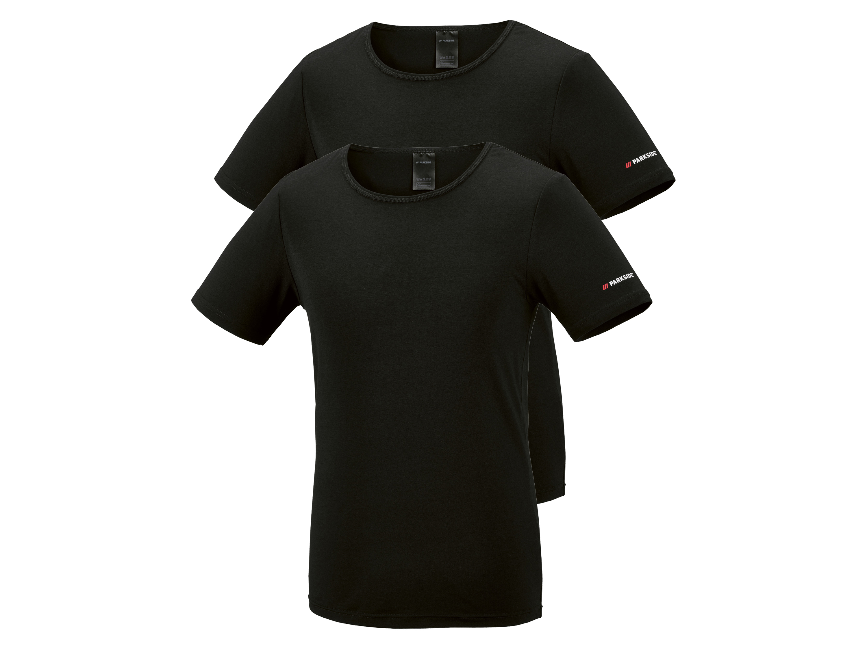 PARKSIDE® Lot de 2 maillots homme (noir, M)