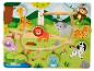 Jeu de labyrinthe en bois avec animaux de la jungle et du safari