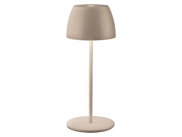 Lampe de table sans fil avec abat-jour et base beiges