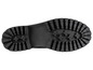 Semelle en caoutchouc d'une chaussure noire