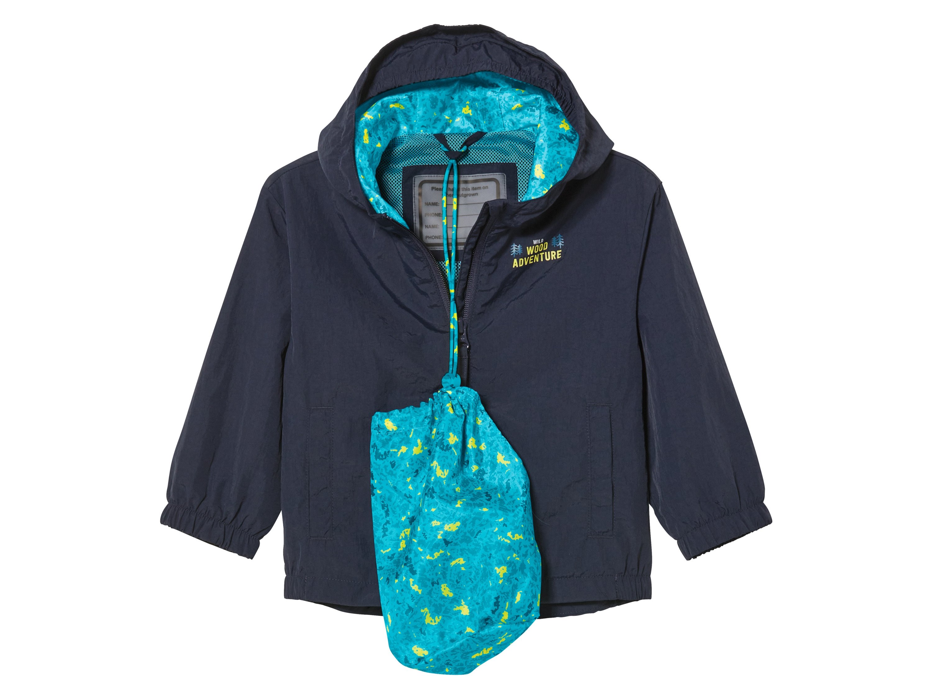 lupilu® Veste technique petit garçon (bleu foncé, 2-4 ans)