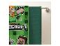 Serviettes Minecraft et serviette unie vert foncé.