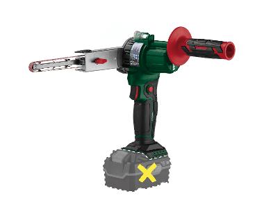 PARKSIDE® Lime à bande sans fil PBFA 20-Li A1, 20 V